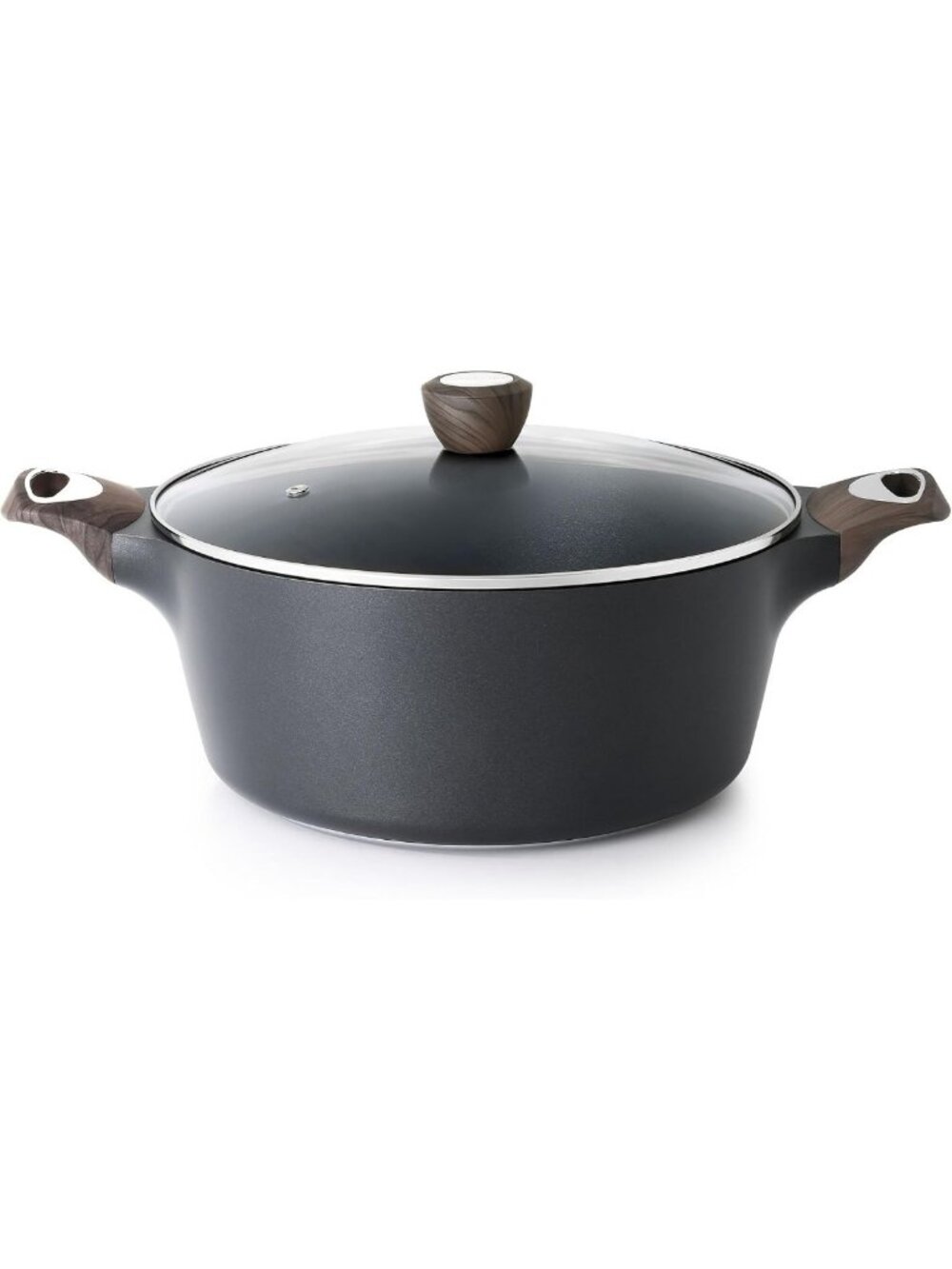 6.6 QT Nonstick Stock Pot with Lid - Versatile Pasta Pot for Cooking & Steaming